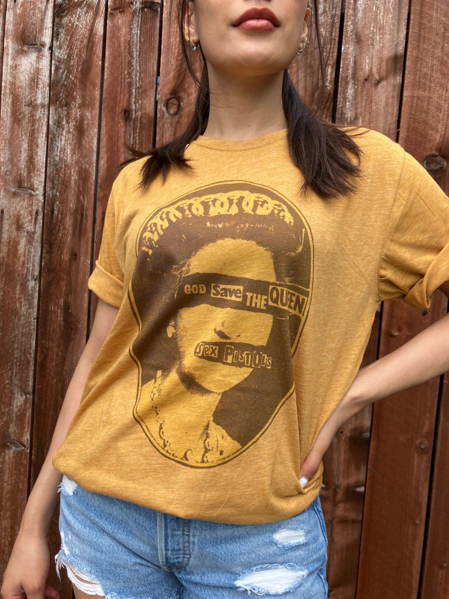 Sex Pistols God save the Queen Elizabeth ii Graphic T-shirt