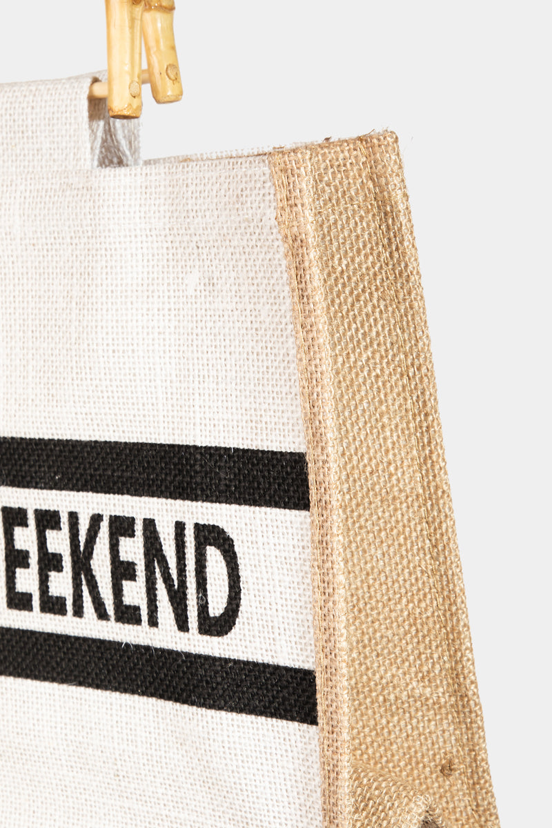 Bamboo Hello Weekend Tote Bag