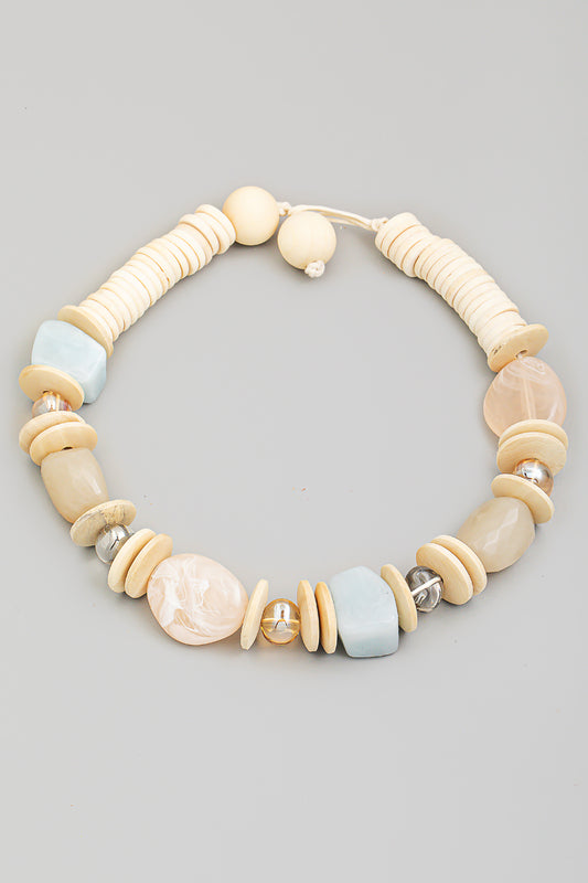 Assorted Stone Beaded Necklace