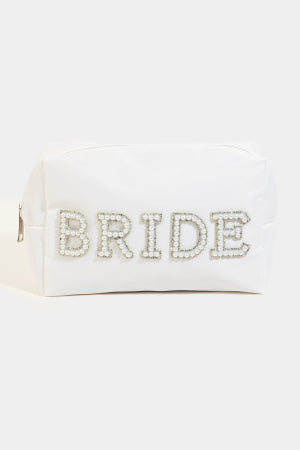 Bride Print Cosmetic Bag