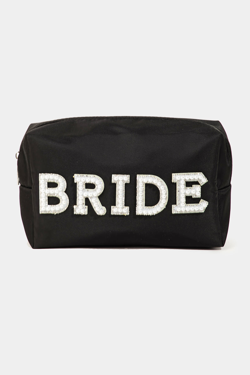 Bride Print Cosmetic Bag