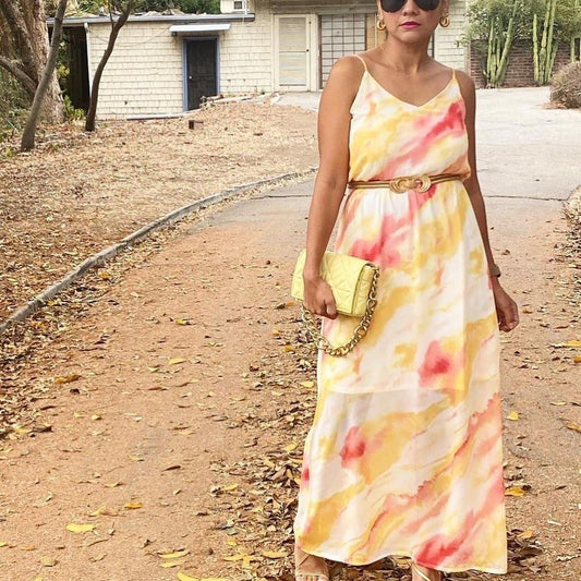 Tie-Dye Maxi Dress