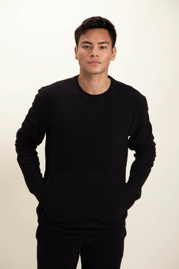 Micro-Ribbed Pullover