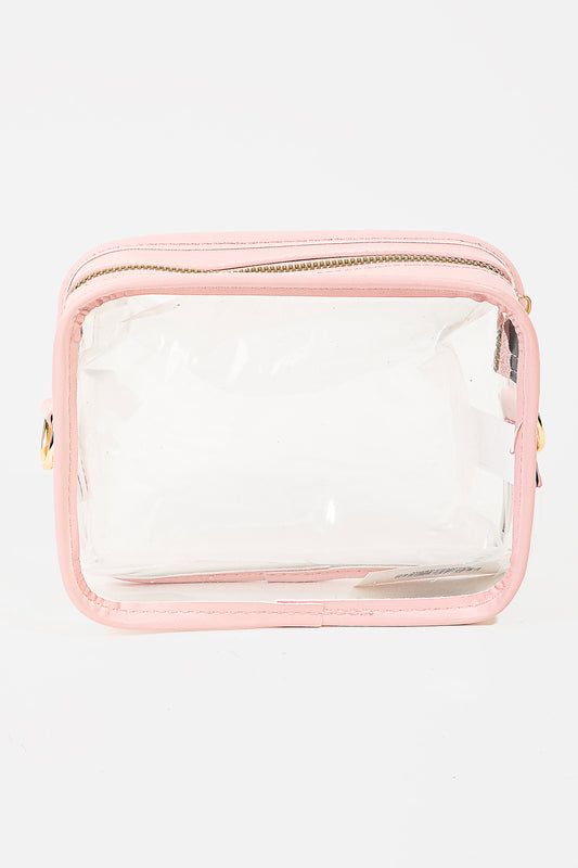 Clear Rectangular Cosmetic Bag