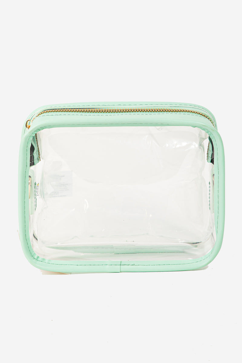 Clear Rectangular Cosmetic Bag