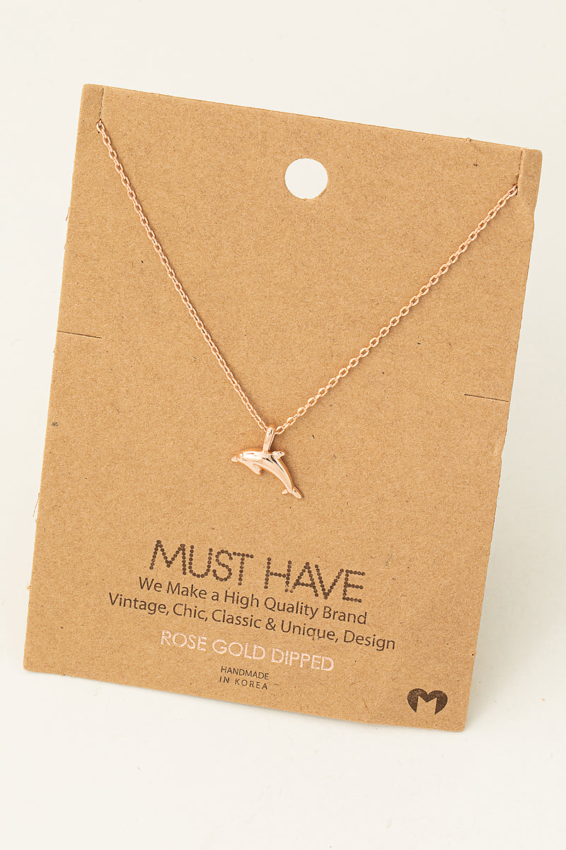 Dolphin Pendant Necklace