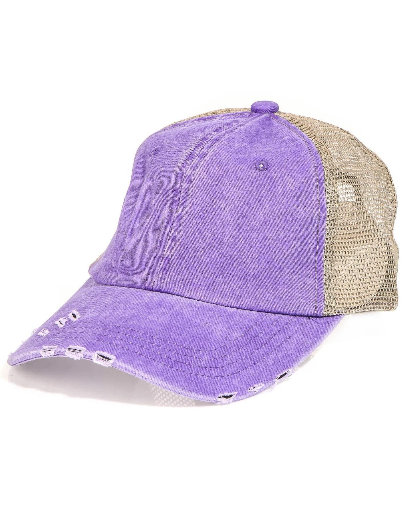 Denim Mesh Baseball Cap