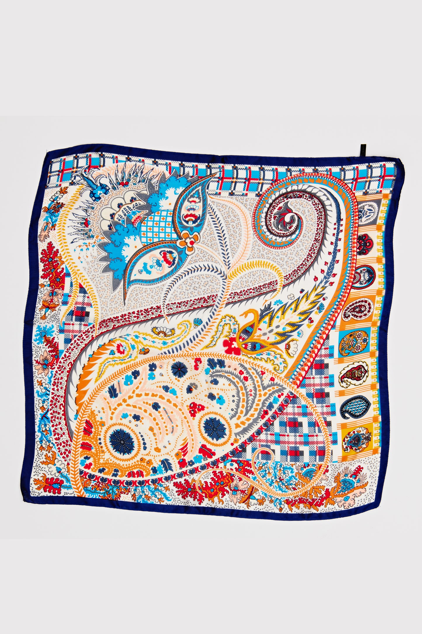 Ornate Paisley Design Square Scarf