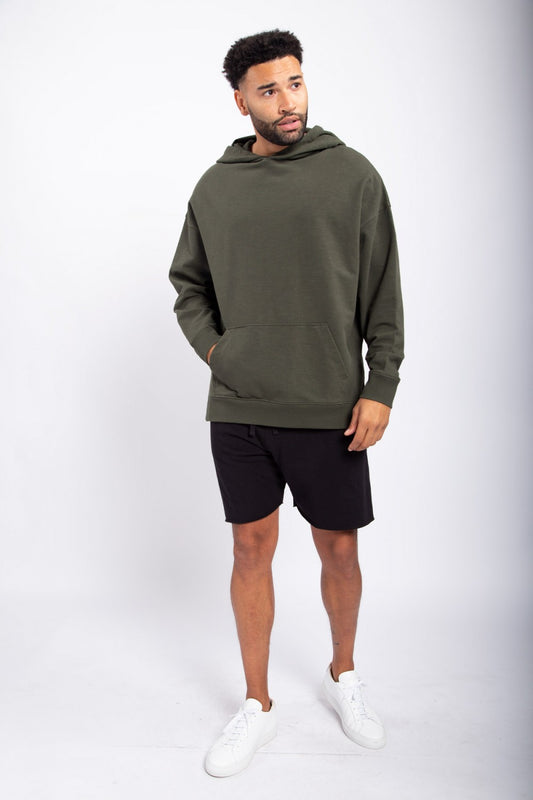 Hoodie Sweatshirt with Side Split