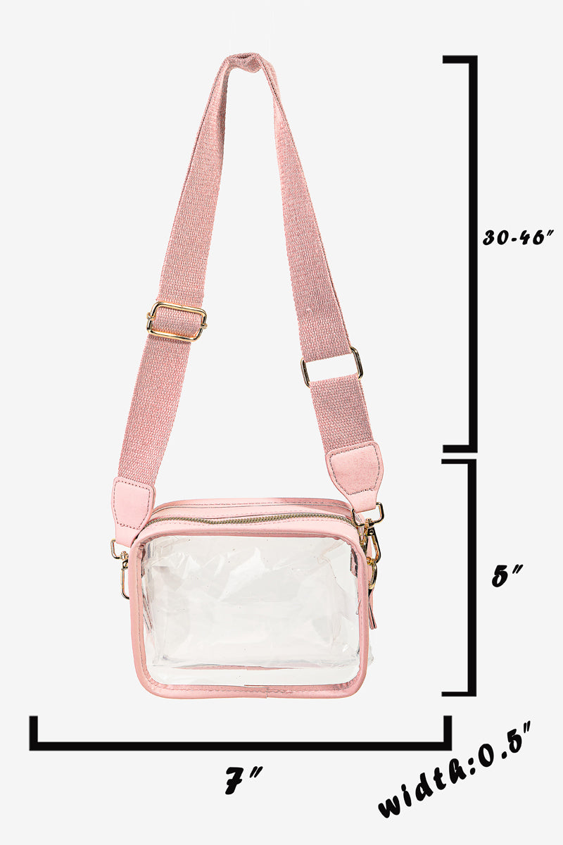 Clear Rectangular Cosmetic Bag