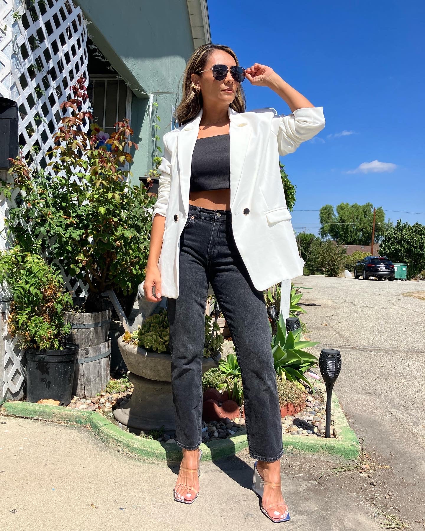 White Oversized Chic Blazer