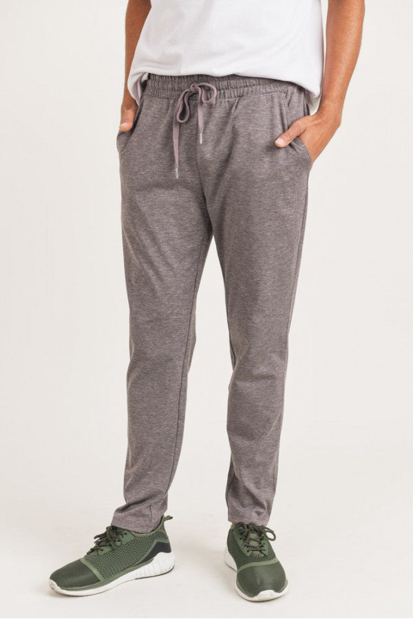 Mono B MEN - Drawstring Joggers with Name Zippered Pocket