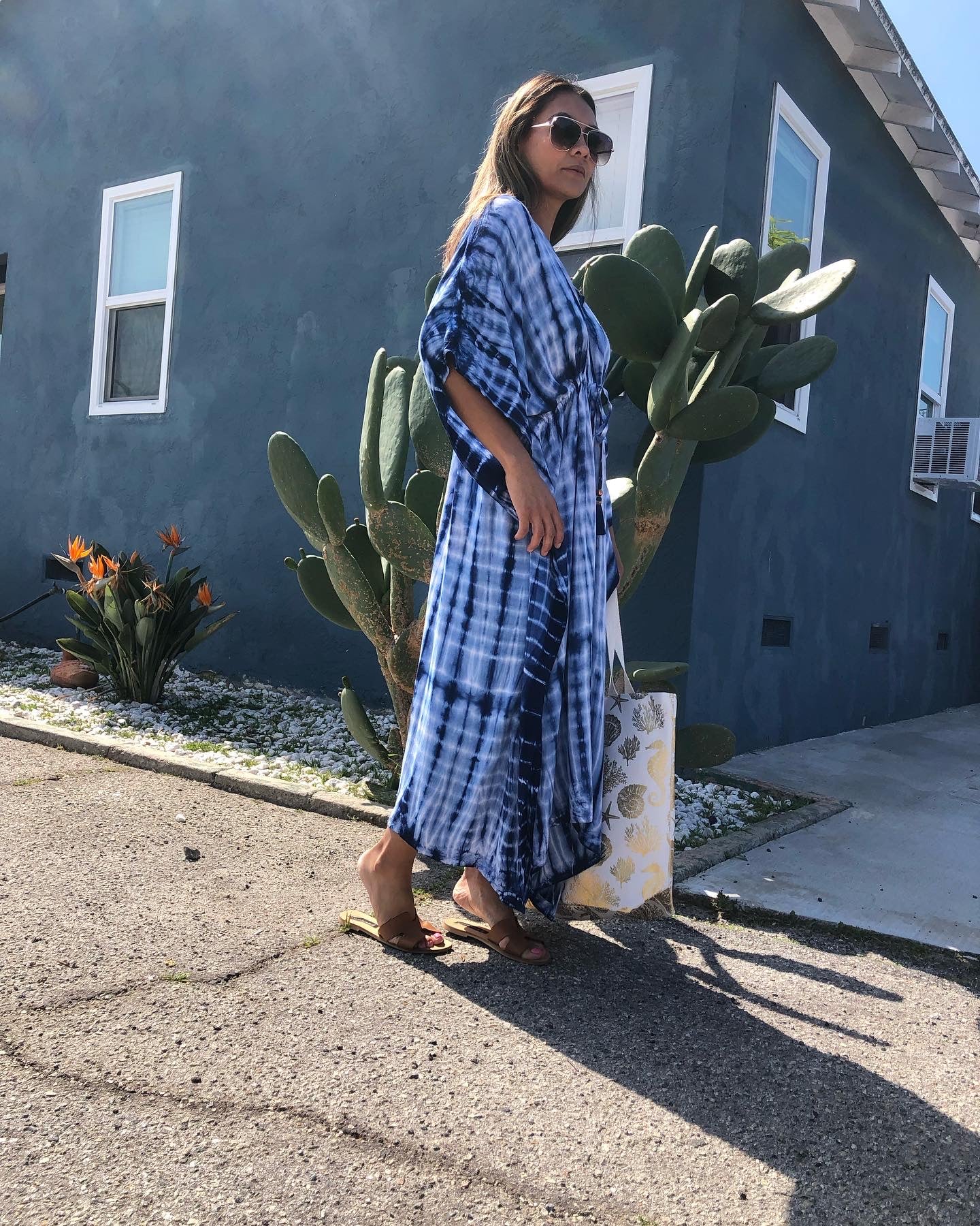 Maxi Kaftan Dress Tie Dye