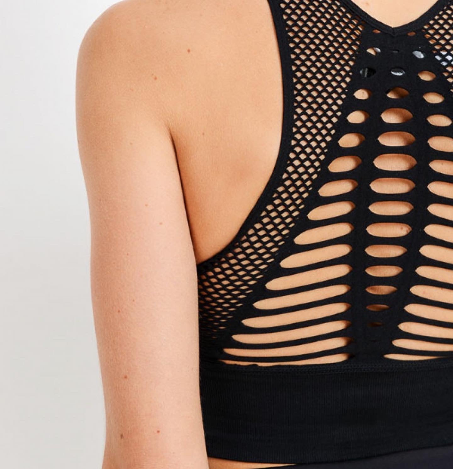 Laser Cut Seamless Sports Bra