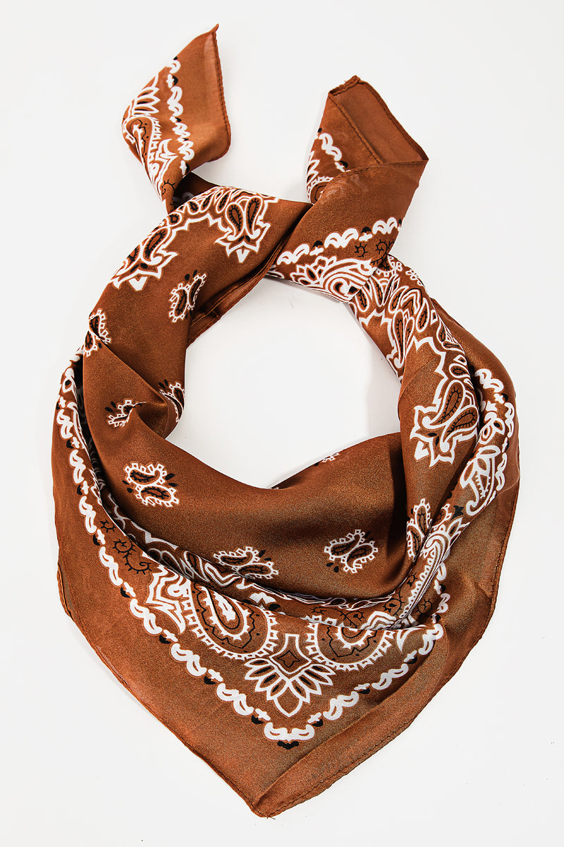 Paisley Pattern Bandana Scarf