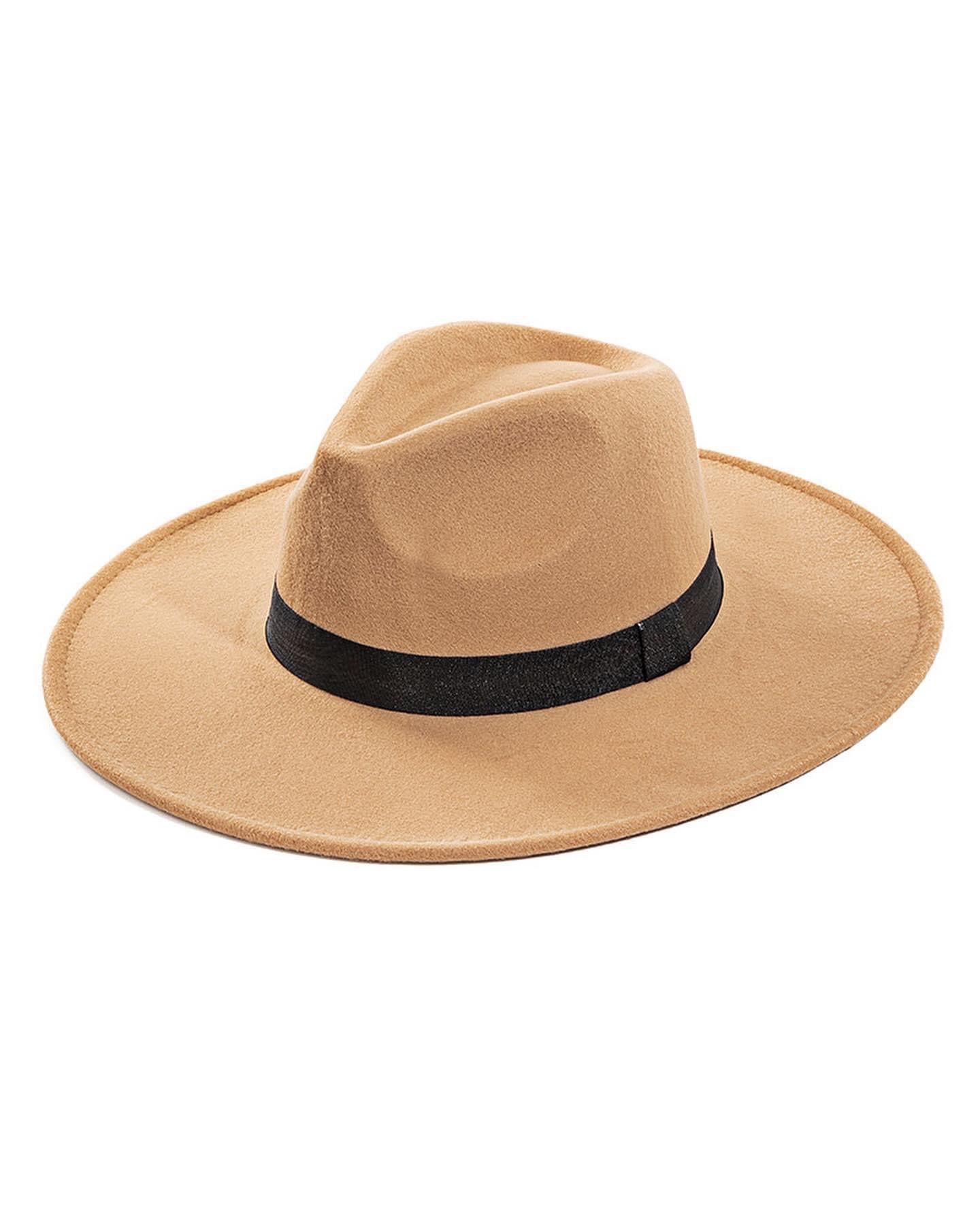 Ribbon Strap Fashion Fedora Hat