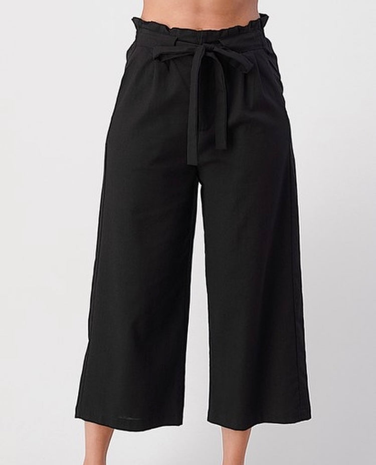 Linen Cotton Bellbottoms Pants